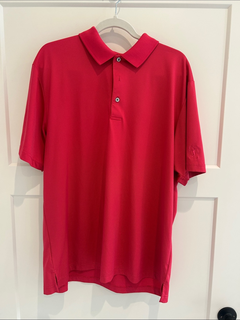 PGA Tour Men's Bright Red Polo Shirt